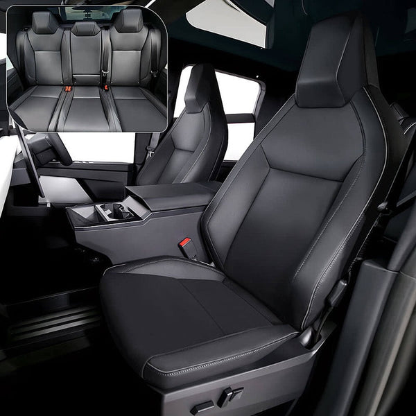 Full Wrap Leather Seat Covers for the Tesla Cybertruck