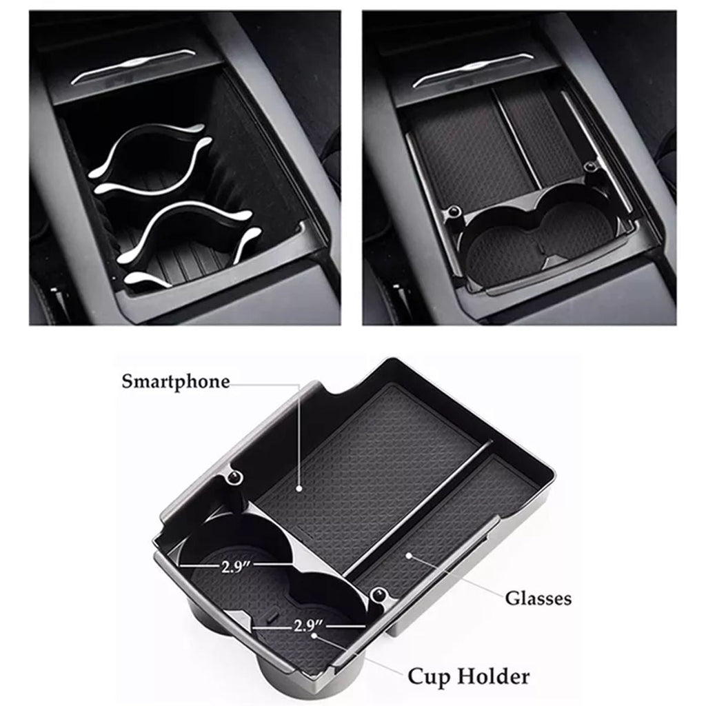 Center Storage Box for Tesla Model X/S 2016-2021