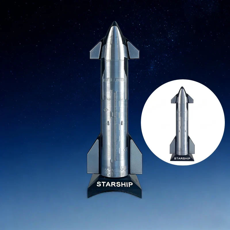 Handcrafted SpaceX Starship B7 Rocket Model Simulated Toy Main image