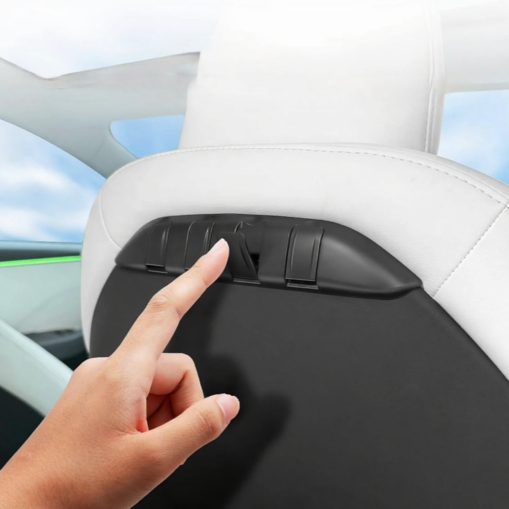 Hidden Foldable Seat Back Hook for Tesla Model 3/Y