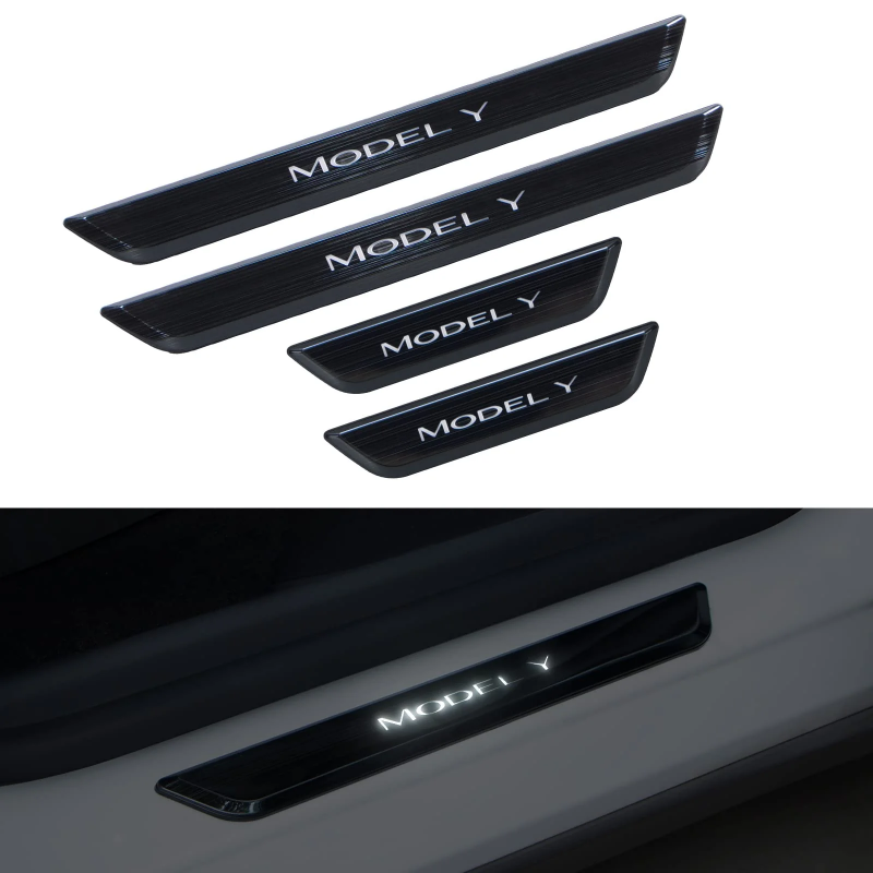 Tesla Model 3/Y LED illuminated Welcome Pedal Door Sill Protector