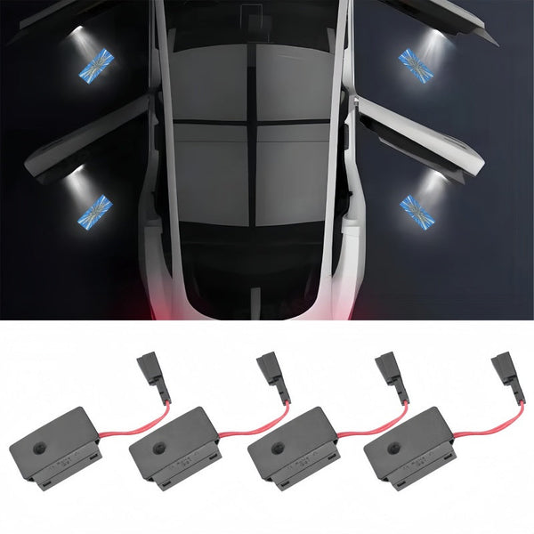 LED Door Projector Lights for Tesla Model 3/Y