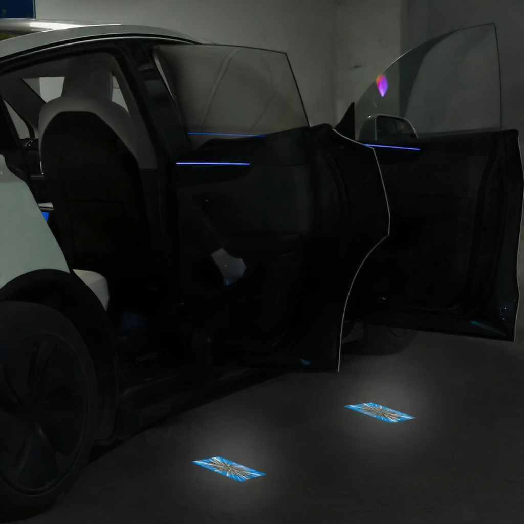 LED Door Projector Lights for Tesla Model 3/Y