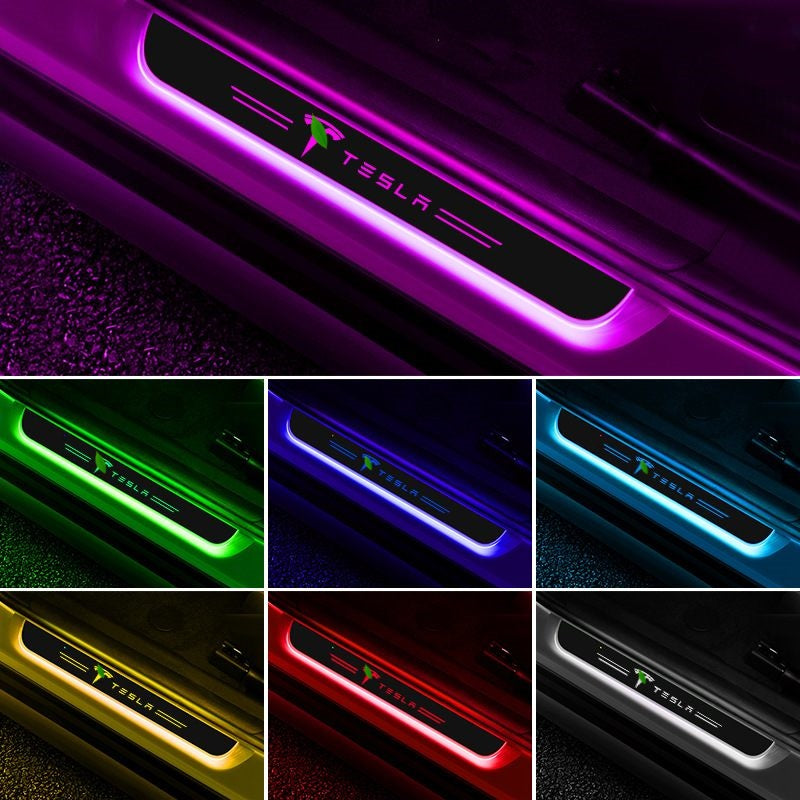 LED Door Sill Ambient Light for Tesla Model S/3/X/Y