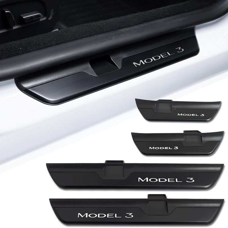 LED Illuminated Door Sills for Tesla Model 3 Highland Secondary image