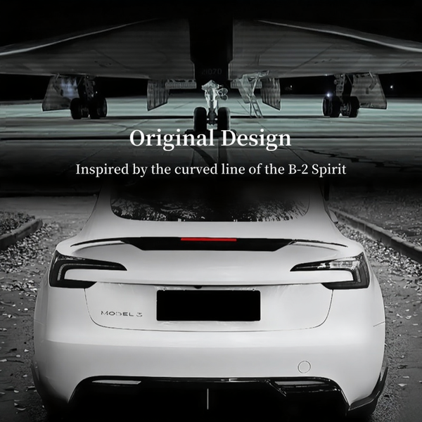 LED Illuminated Rear Spoiler Wing for Tesla Model 3/Y