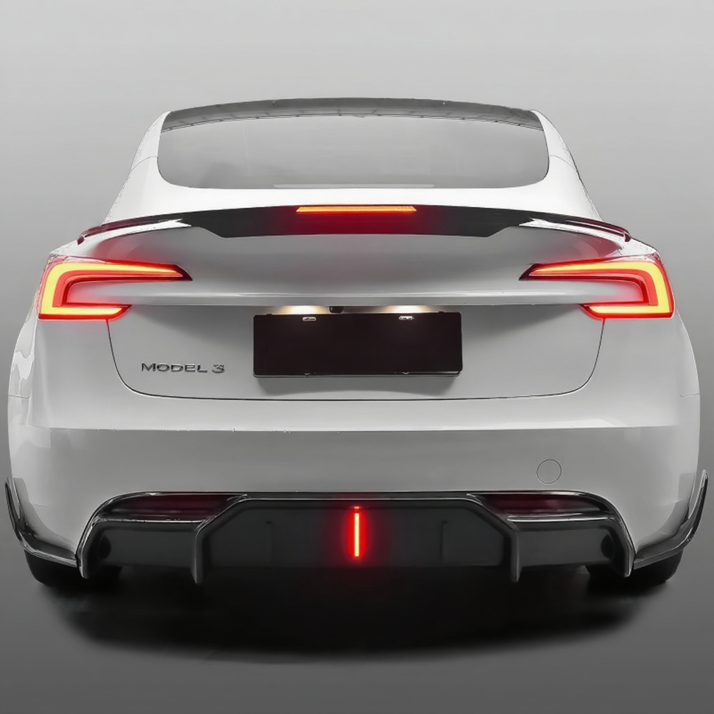 LED Illuminated Rear Spoiler Wing for Tesla Model 3/Y