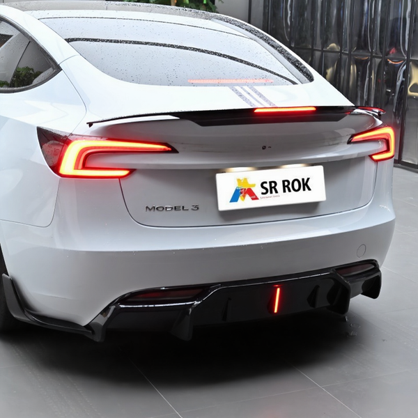 LED Illuminated Rear Spoiler Wing for Tesla Model 3/Y