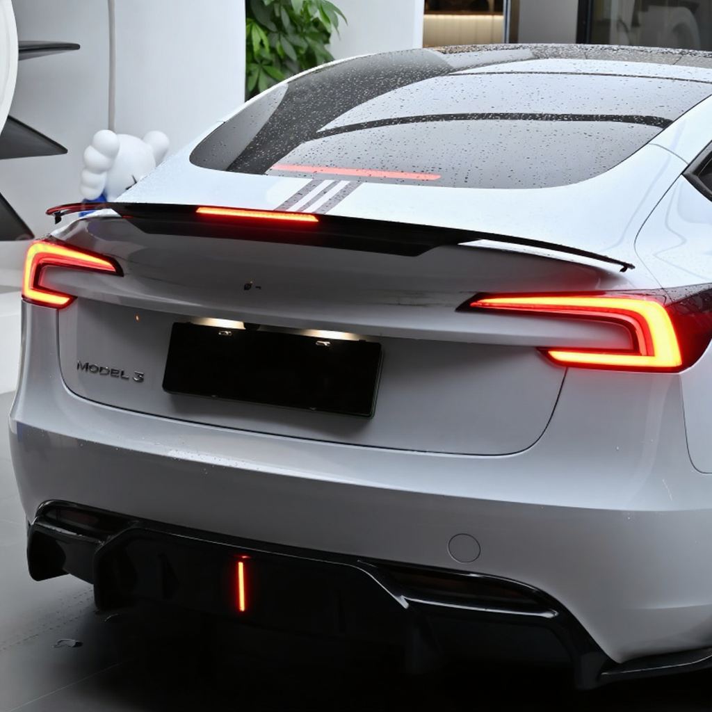 LED Illuminated Rear Spoiler Wing for Tesla Model 3/Y