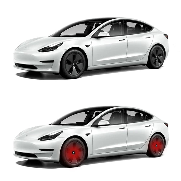 LED Wheel Hub Light Caps For Tesla Model S/3/X/Y（4pcs）