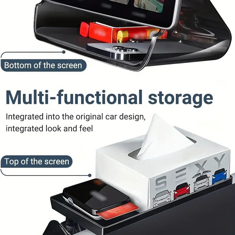 Magnetic Translucent Storage Box For Tesla Model 3/Y