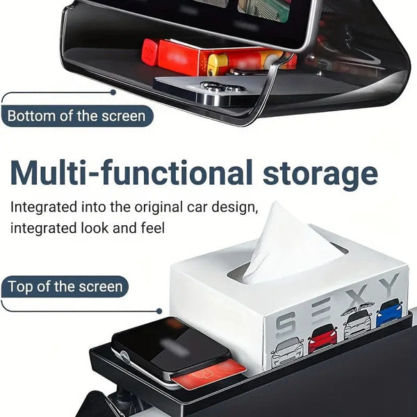 Magnetic Translucent Storage Box For Tesla Model 3/Y