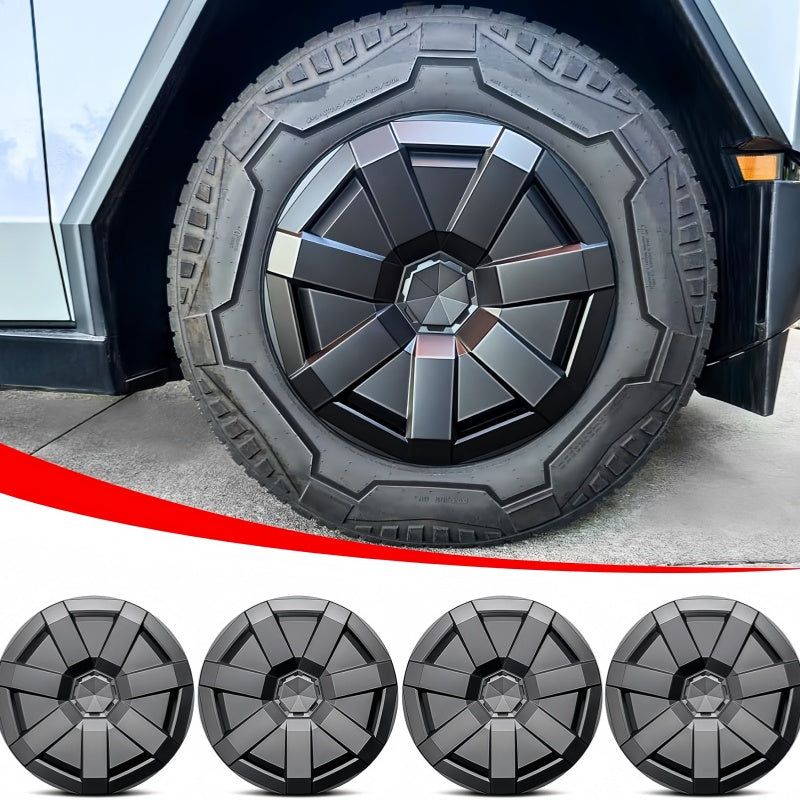 Matte Black Wheel Covers for Tesla Cybertruck Main image