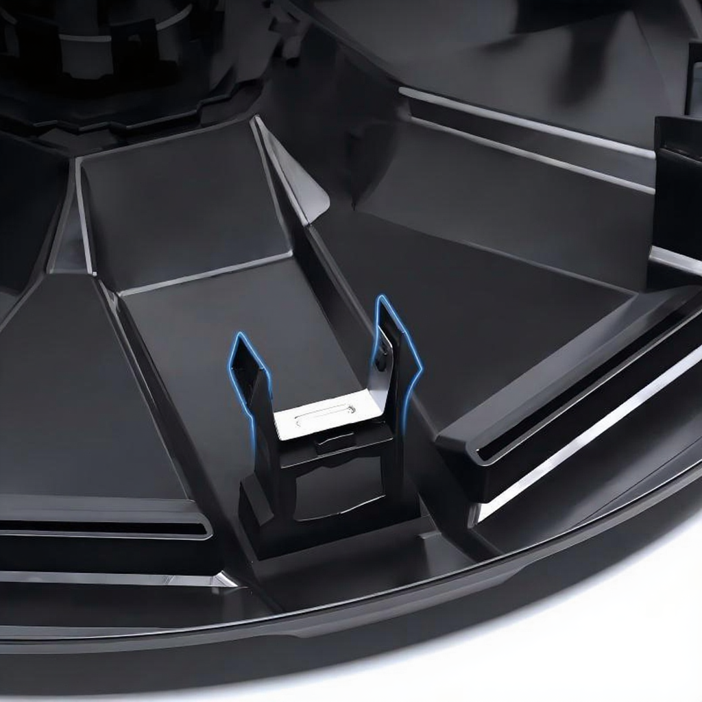 Matte Black Wheel Covers for Tesla Cybertruck