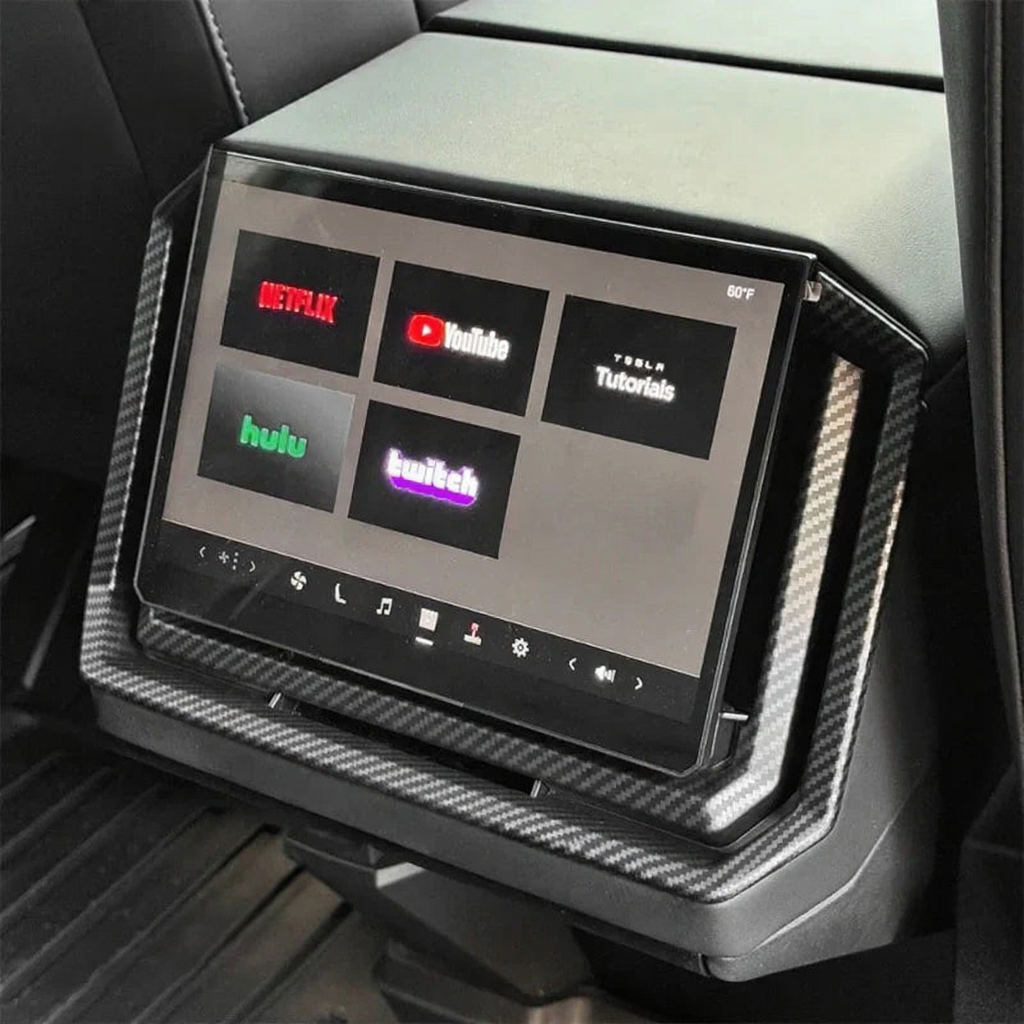 Matte Carbon Rear Air Vent Cover for Tesla Cybertruck 2024+