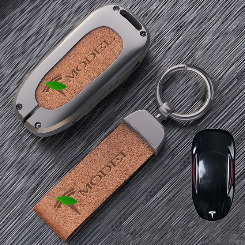 Metal Tesla Model 3/Y Key Case Secondary image
