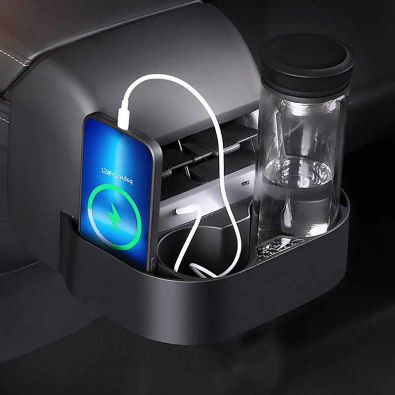 Tesla Model 3/Y Backseat Double Cup Holder & Phone Holder （2019-2024）