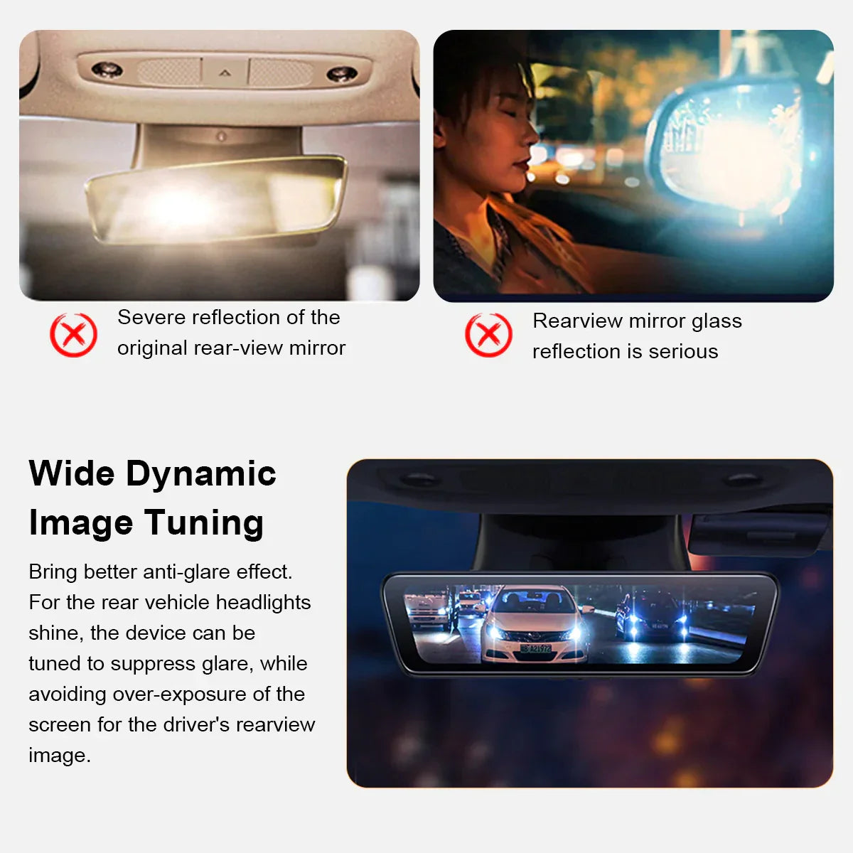 Model 3/Y 8.2” Live Streaming Rear View Mirror with Chassis Camera