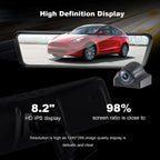 Model 3/Y 8.2” Live Streaming Rear View Mirror with Chassis Camera