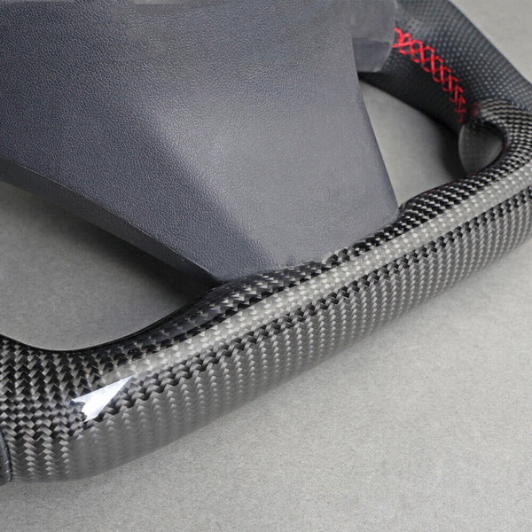 Model S LED Sport Carbon Fiber Steering Wheel 2021+