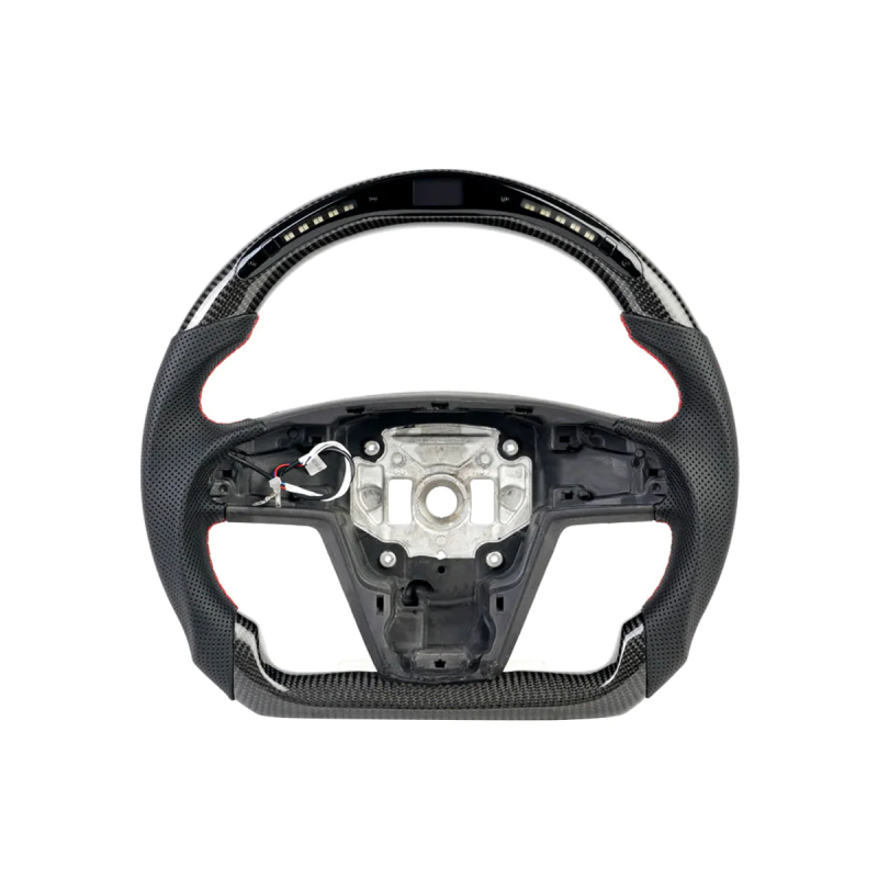 Model S LED Sport Carbon Fiber Steering Wheel 2021+ Main image