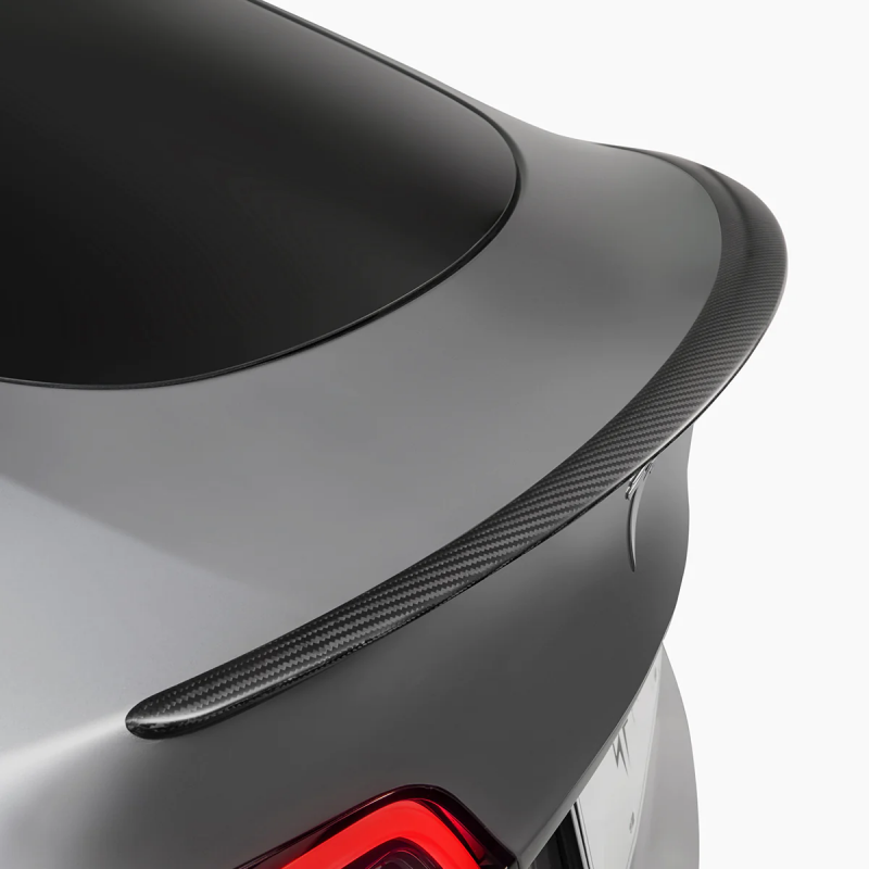 Tesla Model S Real Carbon Fiber Trunk Spoiler （2021-2023） Main image