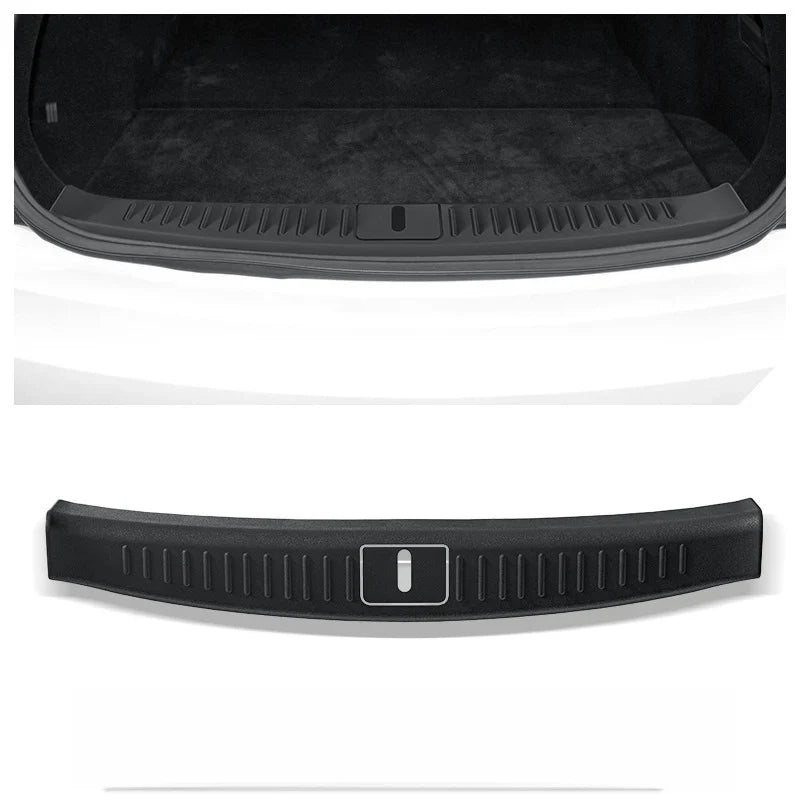 TPE Rear Trunk Door Sill Protector for Tesla Model X / S 2023-2025