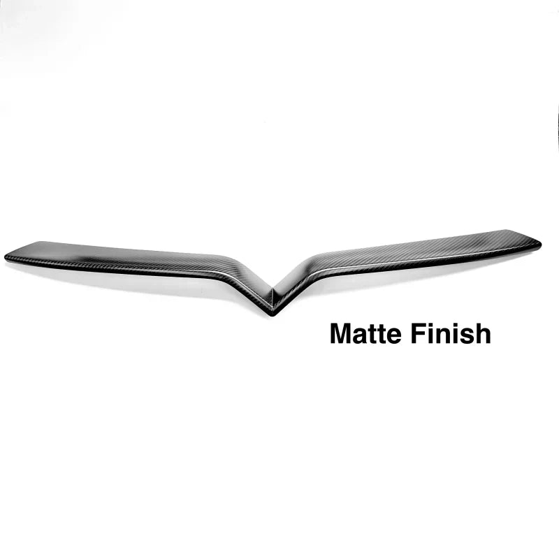 Model S Front End Inlay - Real Molded Carbon Fiber（2015-2024）