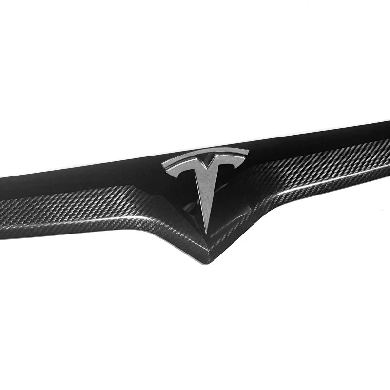 Model S Front End Inlay - Real Molded Carbon Fiber（2015-2024）