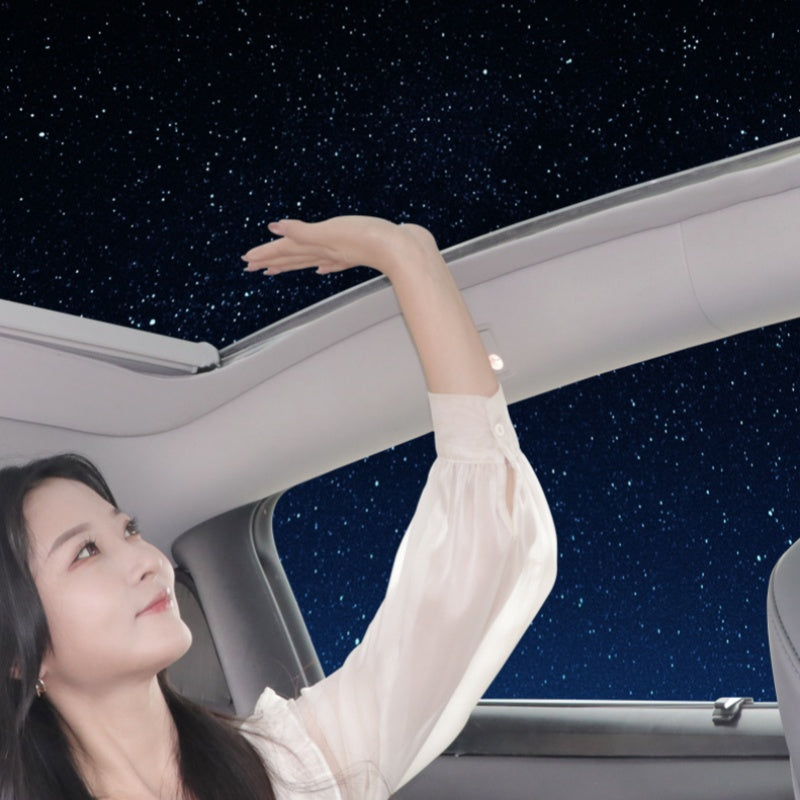 Model Y Integrated Electric Retractable Glass Roof Sunshade Secondary image