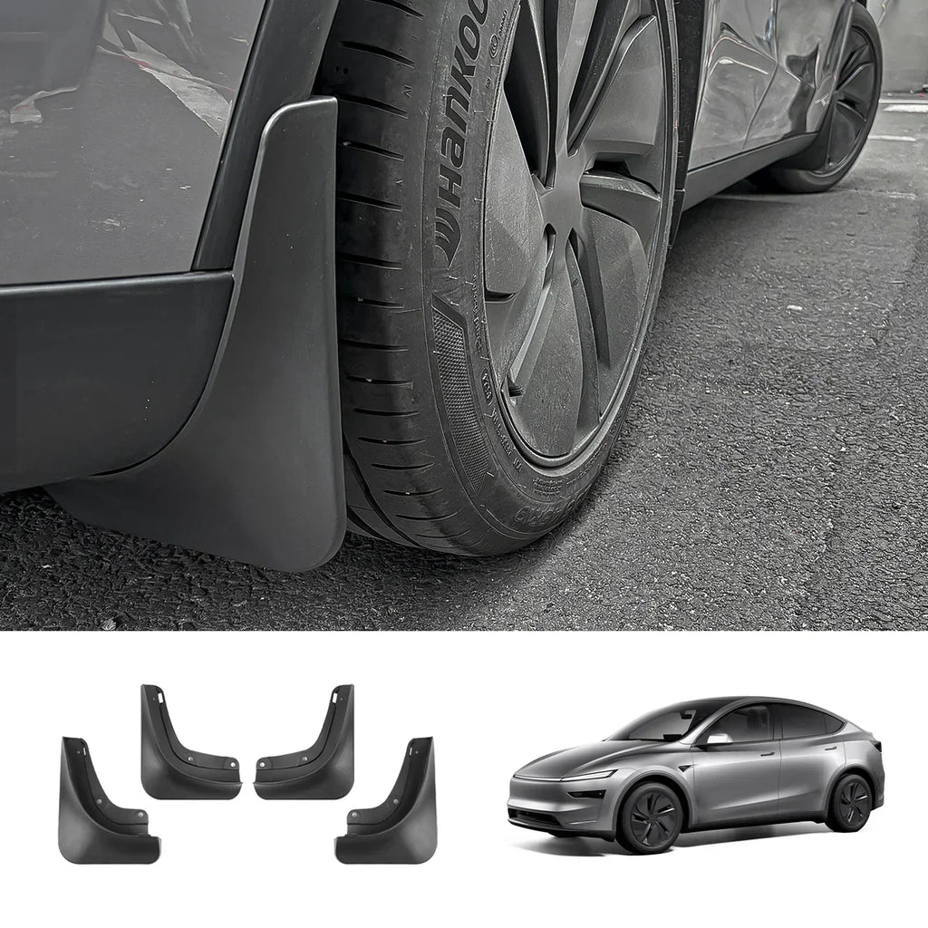 Mud Flaps Matte Black Carbon Fiber ABS Tesla Model 3/Y