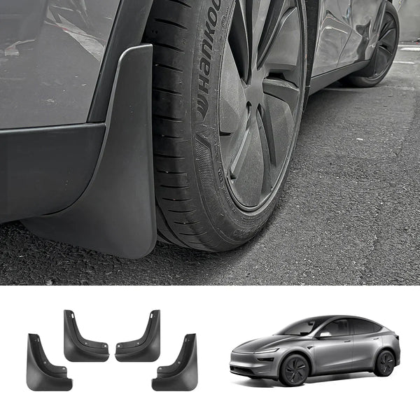 Mud Flaps Matte Black Carbon Fiber ABS Tesla Model 3/Y