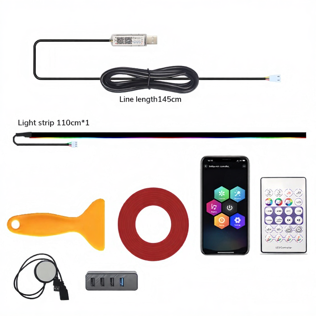 Multi-Zone Ambient Light Kit for Tesla Model Y Juniper 2025+