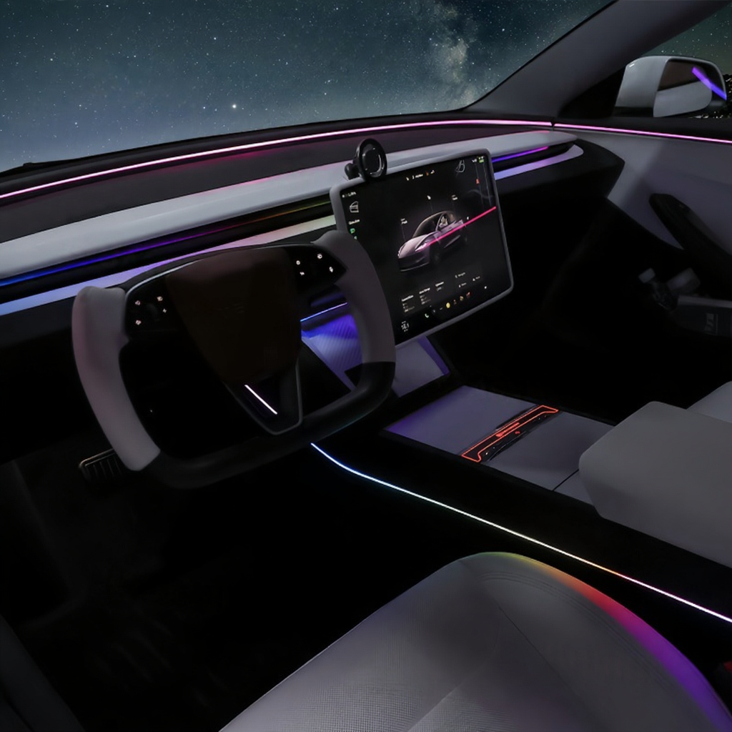 Multi-Zone Ambient Light Kit for Tesla Model Y Juniper 2025+