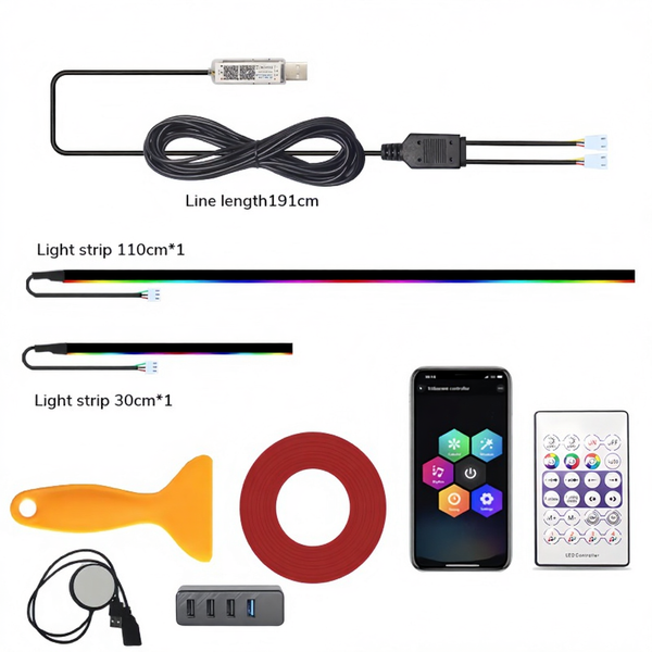 Multi-Zone Ambient Light Kit for Tesla Model Y Juniper 2025+