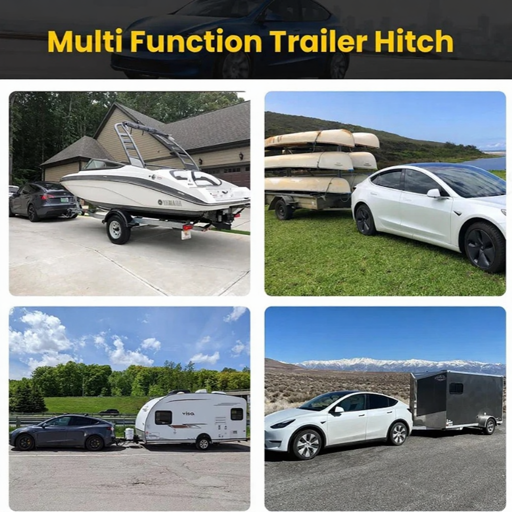 Multifunctional Trailer Hitch Receiver for Tesla Model Y