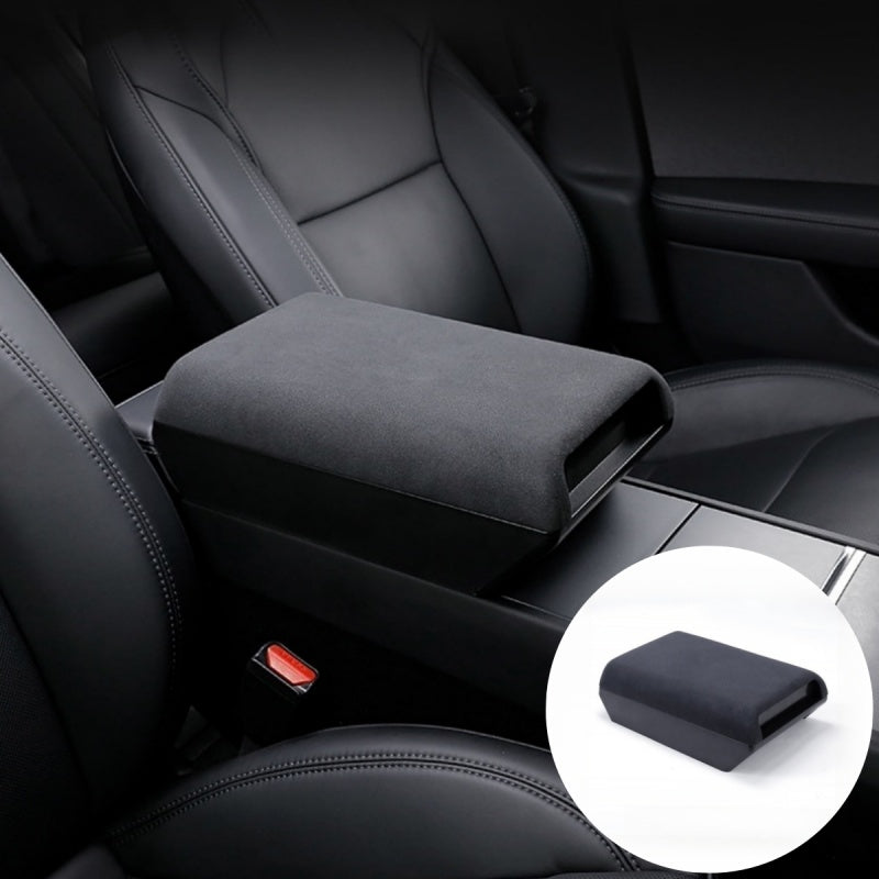 Multipurpose Hidden Storage Box with Armrest Cover for Tesla Model 3/Y Main image