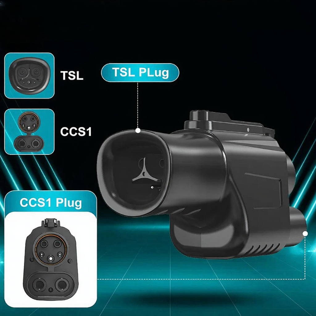 NACS to CCS1 Conversion Heads for Tesla Adapter Secondary image