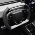 Napa Leather Squircle Steering Wheel for Tesla Cybertruck 2024+