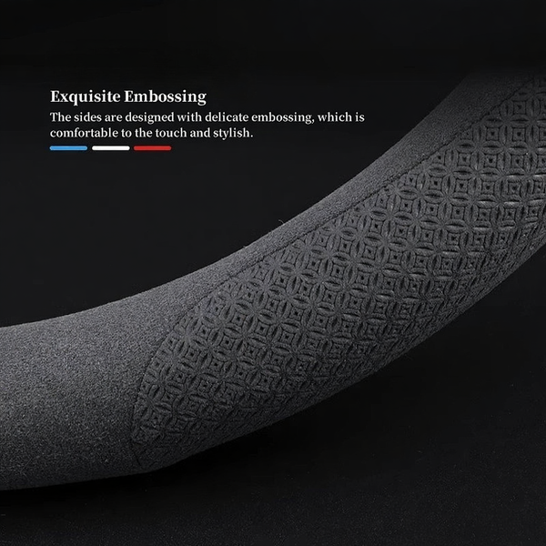 Nappa Leather Steering Wheel Cover for Tesla Model 3/Y