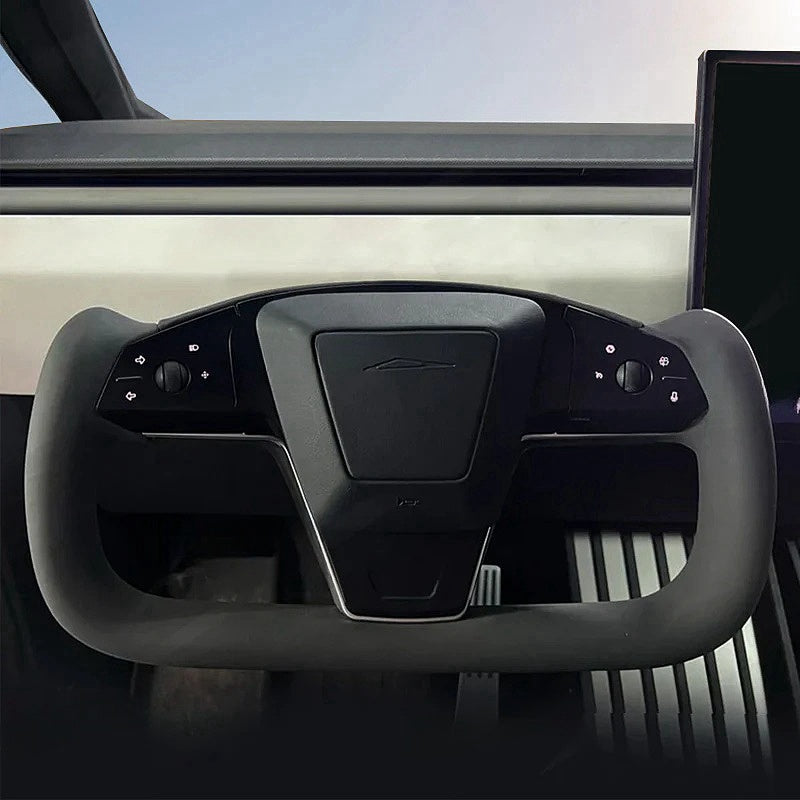 Nappa Leather Yoke Steering Wheel for Tesla Cybertruck Main image