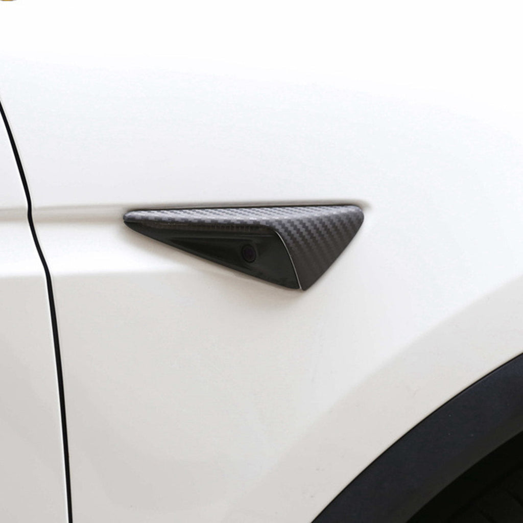 Real Carbon Fiber Side Camera Cover for Tesla Model 3/Y（2016-2024）