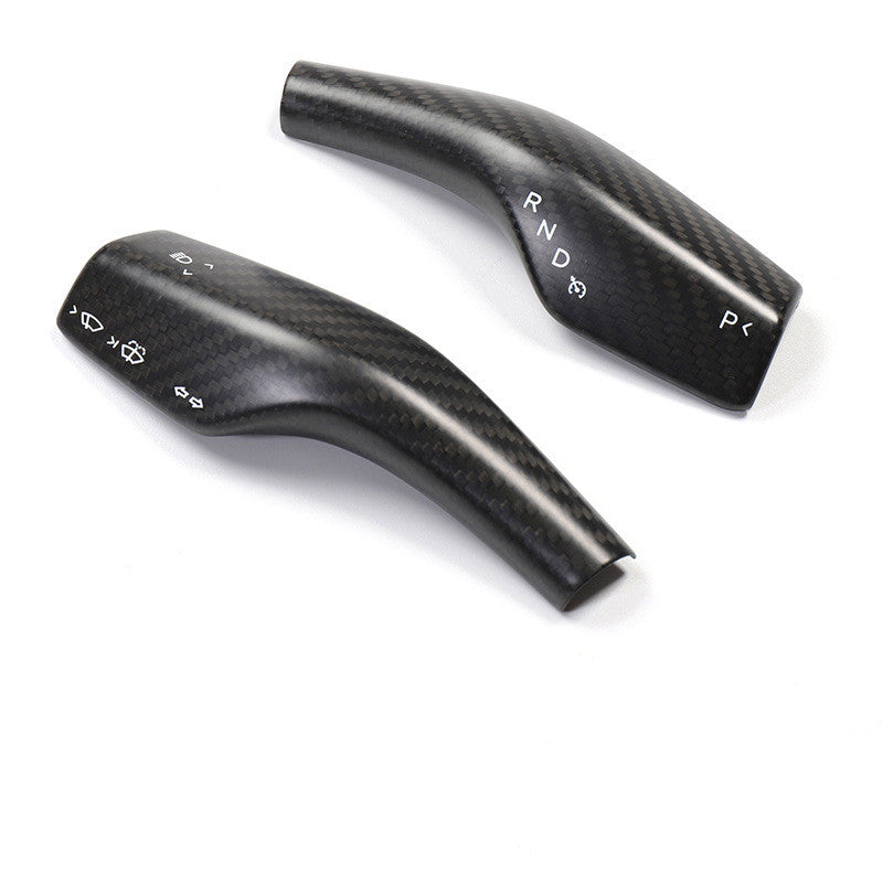 Carbon Fiber Wiper and Drive Shift Switch Cover for Tesla Model 3/Y