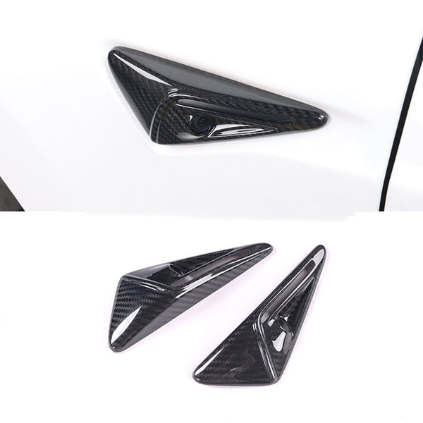Real Carbon Fiber Side Camera Cover for Tesla Model 3 Highland/Y Juniper