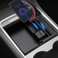 Tesla Model 3/Y With Charging Retractable Cable Storage Box