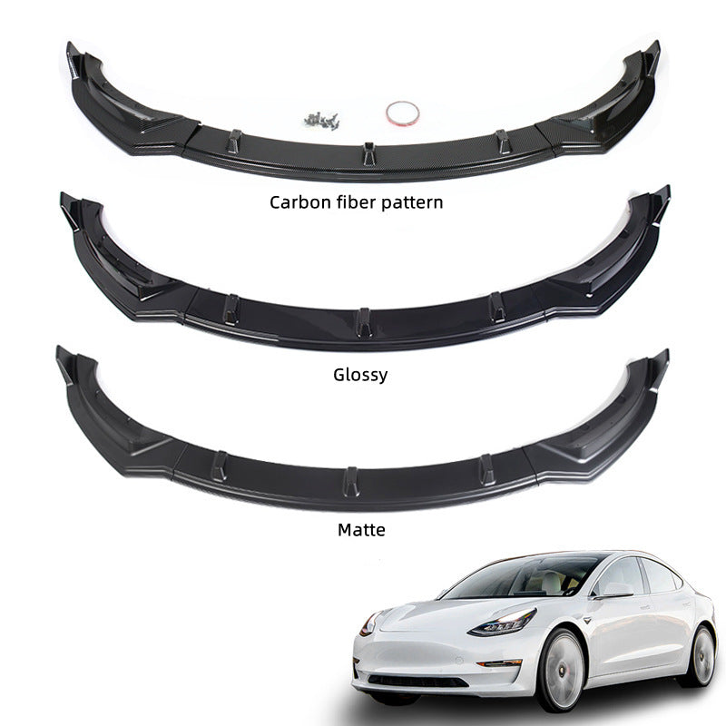 Tesla Model 3/Y Front Lip ABS Painted Spoiler (2021-2023) Main image