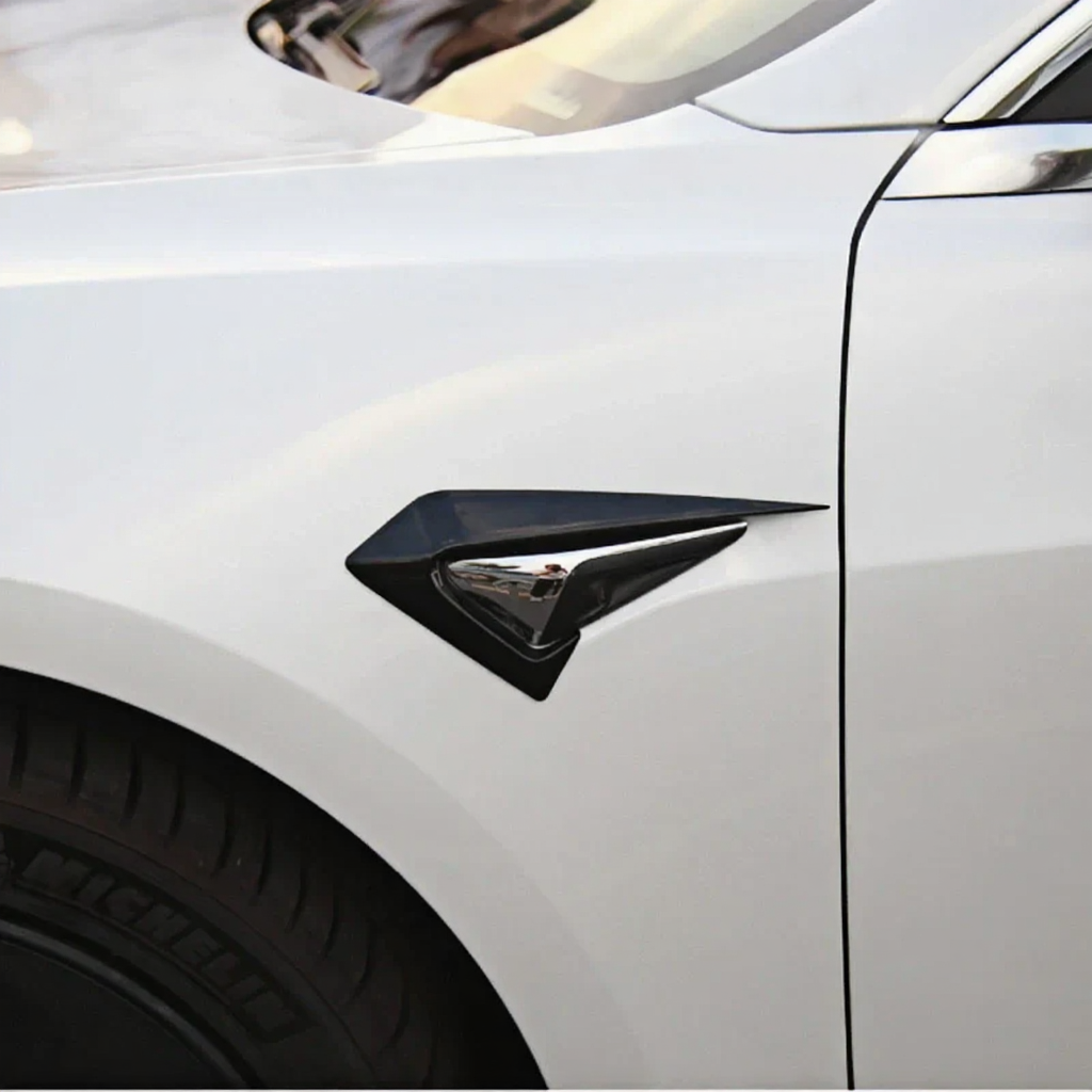 ABS Tesla Model 3/Y Side Camera Cover with Fender Vent Design