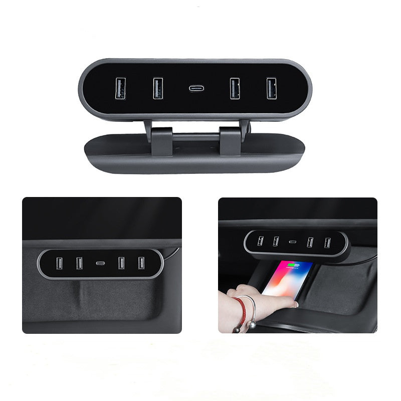 Docking Station for Tesla Model 3/Y USB Fast Charging (2021-2023.10) Main image
