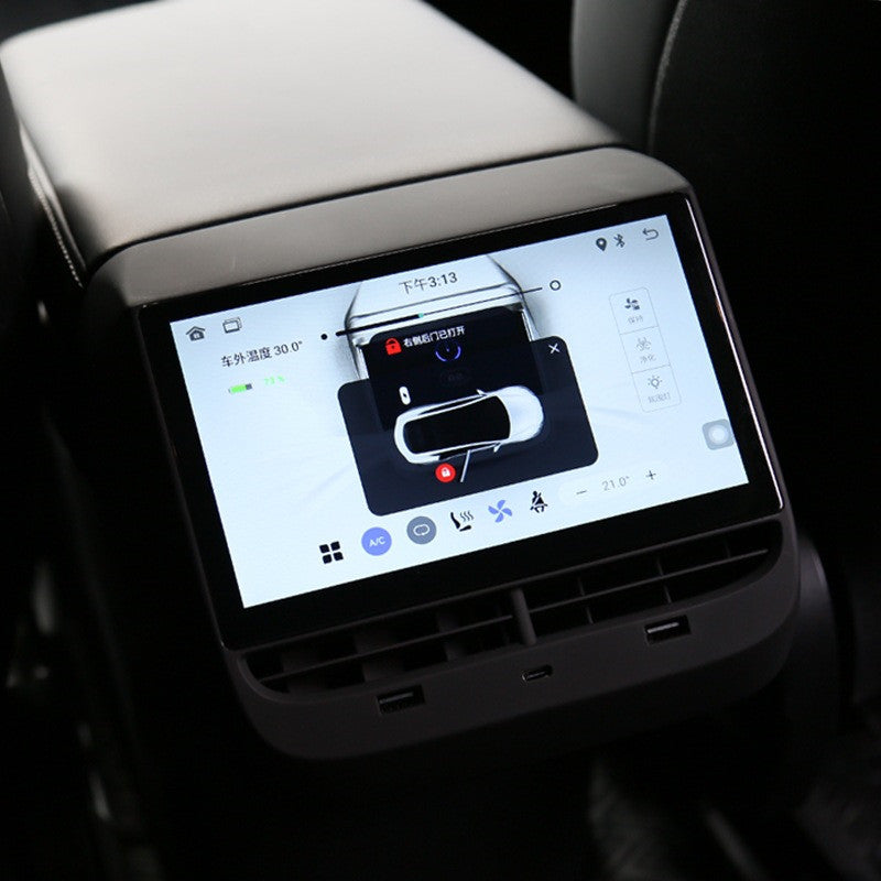 Rear Entertainment and Climate Control Touch Screen Display for Tesla Model 3/Y