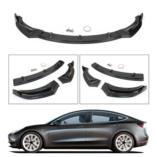 Tesla Model 3/Y Front Lip ABS Painted Spoiler (2021-2023)
